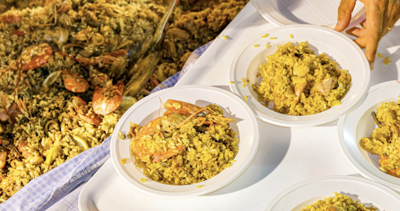 Paella al parco